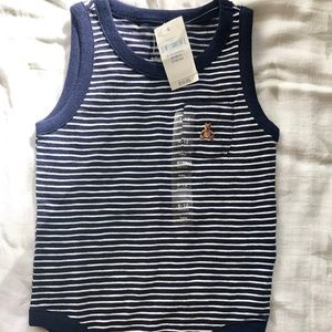NWT Gap striped tank bodysuit/romper 6-12 mos